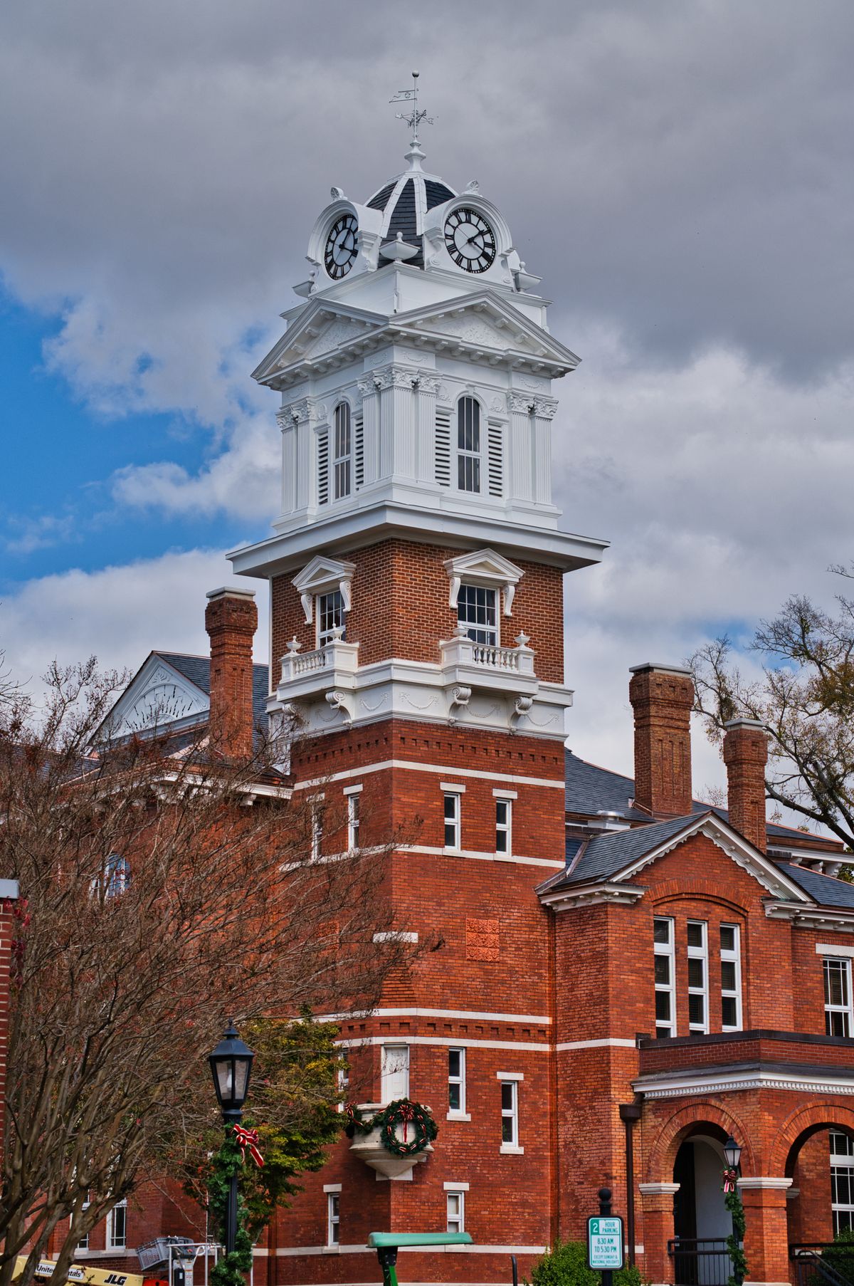 The Gwinnett Historic Courthouse in downtown Lawrenceville, the county seat.