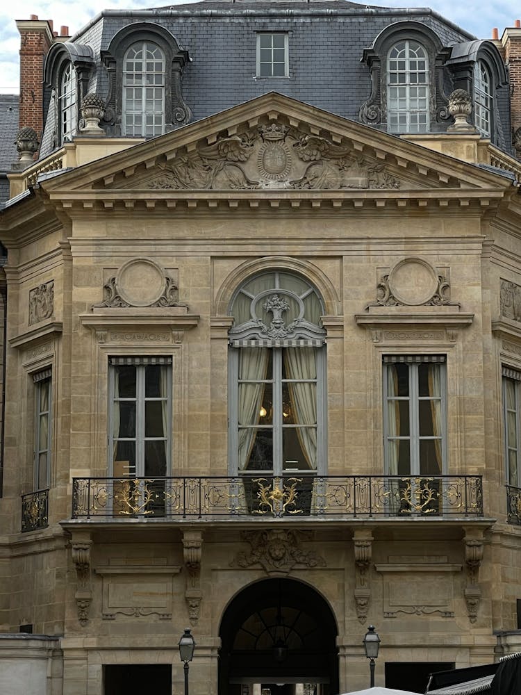 The Windows Of The Palais Royal In Paris, France