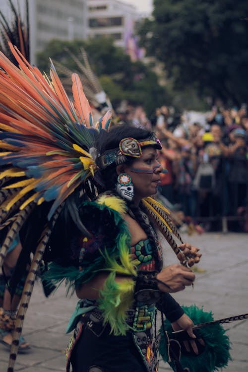 Free A Person in a Colorful Costume Stock Photo