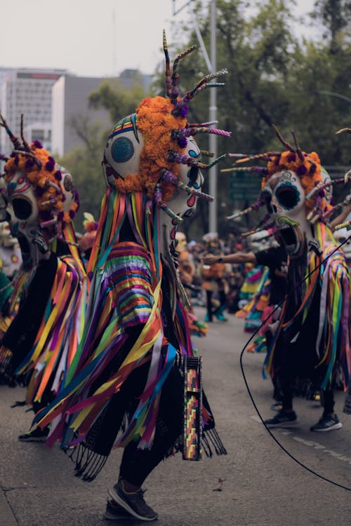 Dancers Celebrating the Day of the Dead