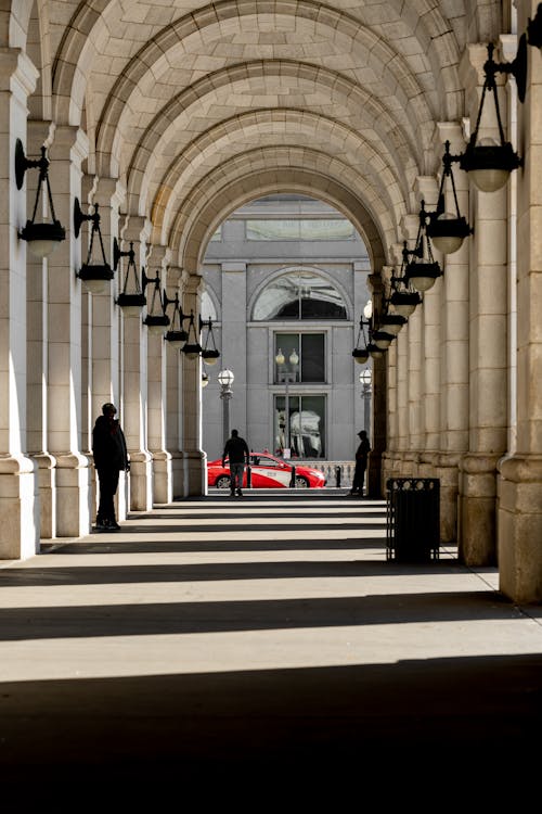 People Walking on Corridor