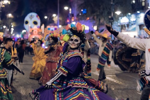 dans etmek, dia de muertos, Festival içeren Ücretsiz stok fotoğraf