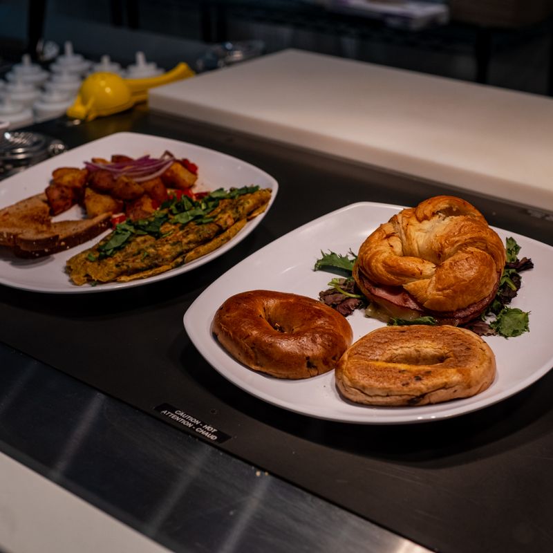 Bagel Breakfast Sandwich with Egg and Cheese