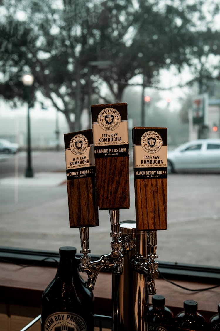 Taps With Kombucha 