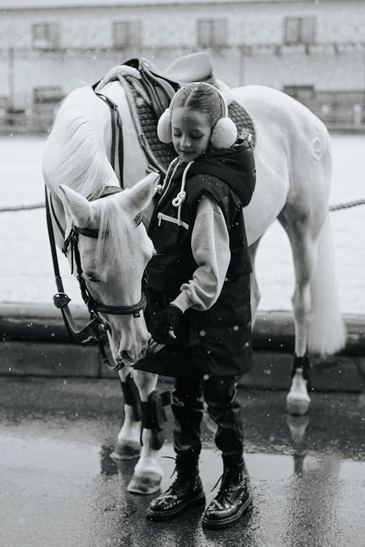 Girl With Horse 