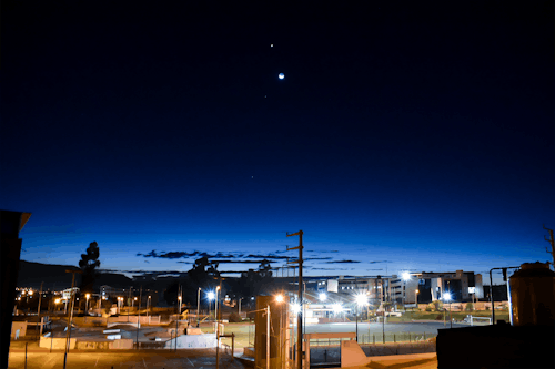 Foto profissional grátis de céu azul, hora azul, luzes da cidade