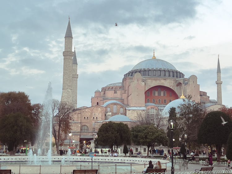 People At The Sultan Ahmet Park