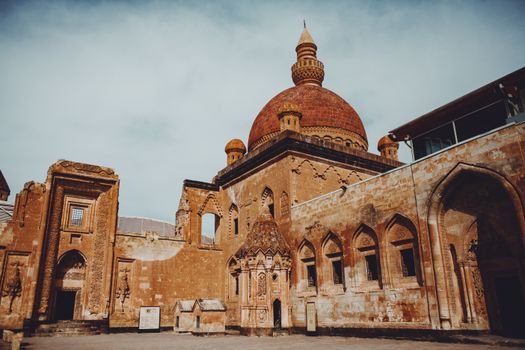 Ruins of Ishak Pasha Palace in Turkey