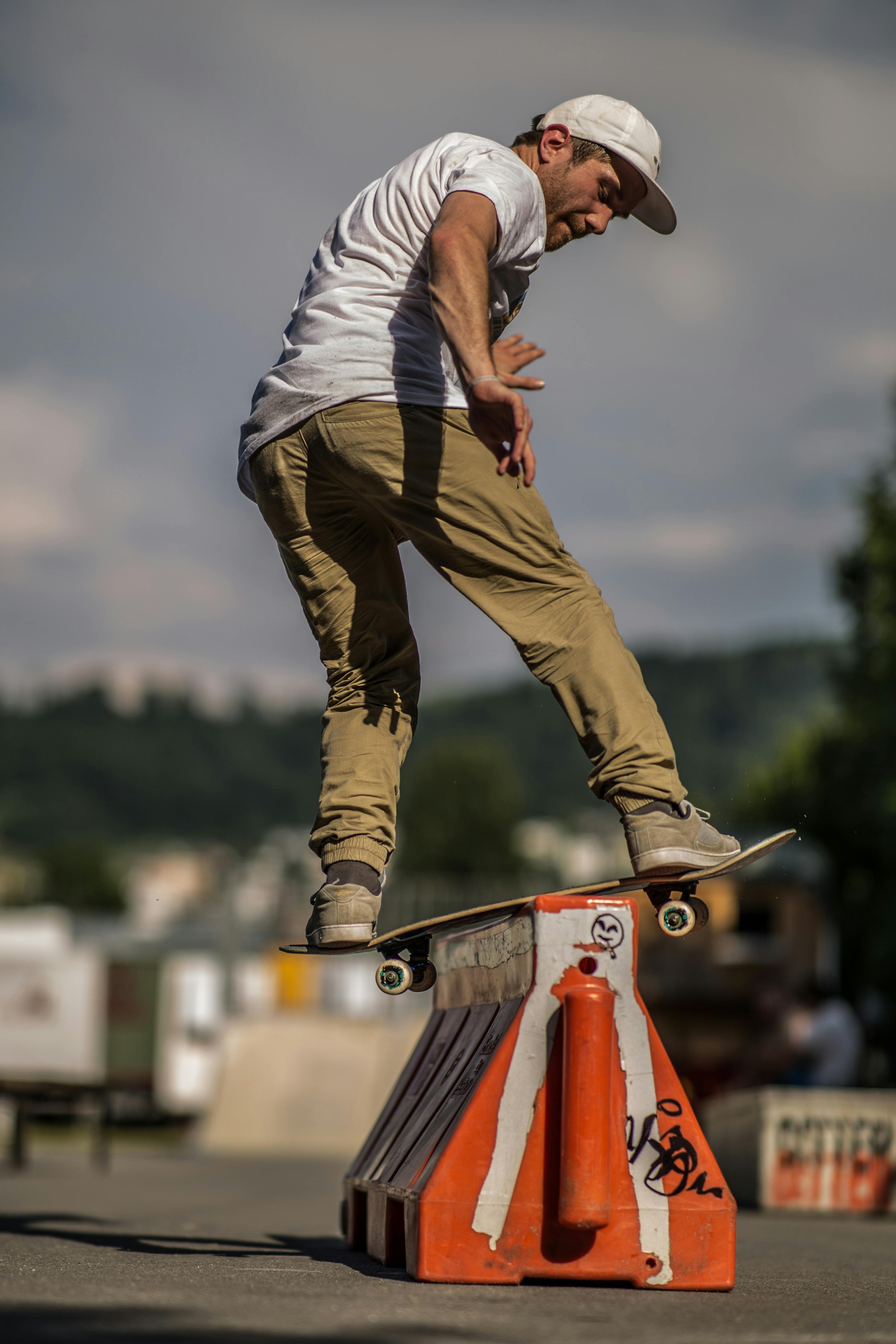 person doing trick on skateboard