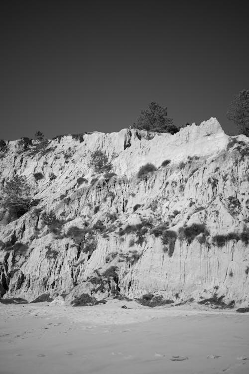 垂直拍攝, 岩石形成, 懸崖 的 免費圖庫相片