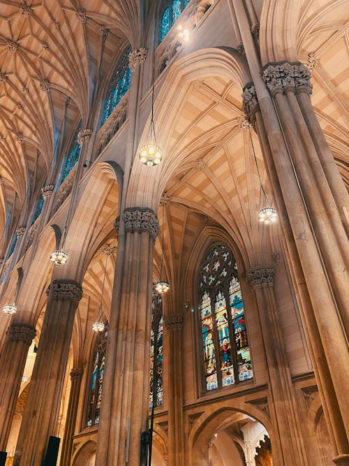 Majestic Church Interior, St. Patricks Cathedral, New York City, New York, USA