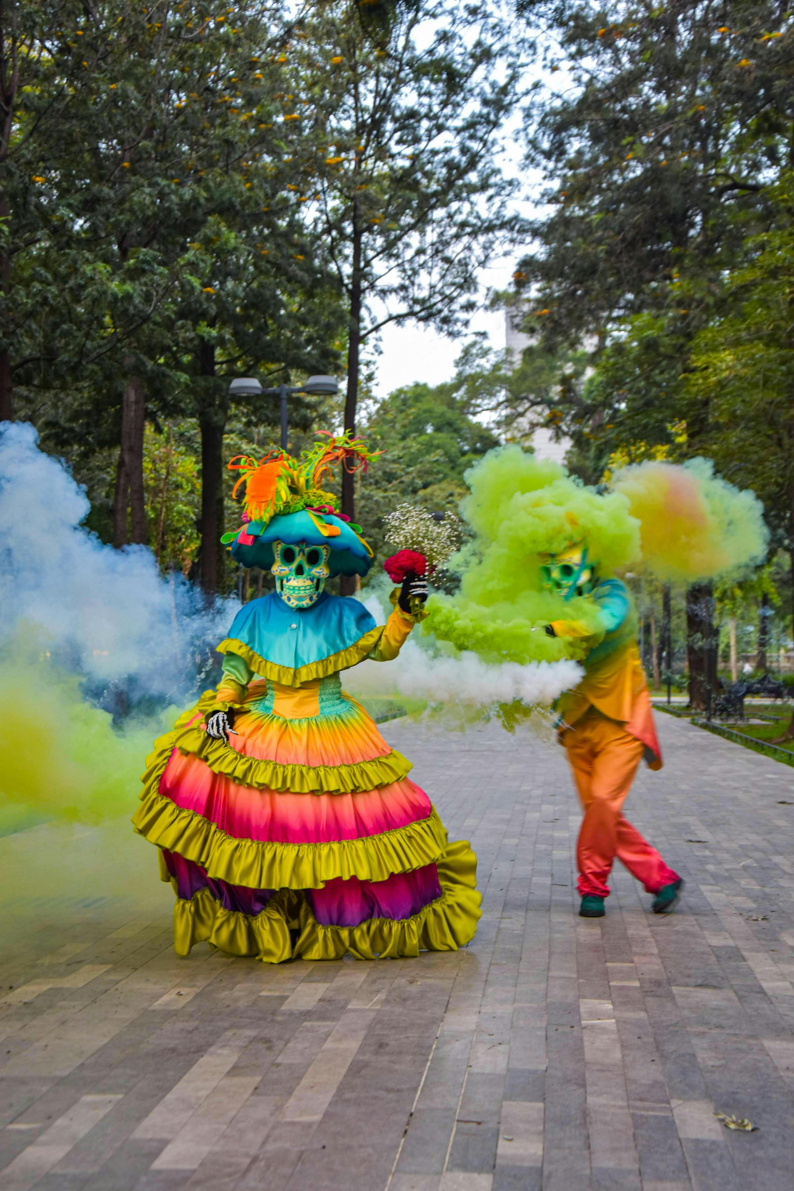 costumes de couple dia de los muertos