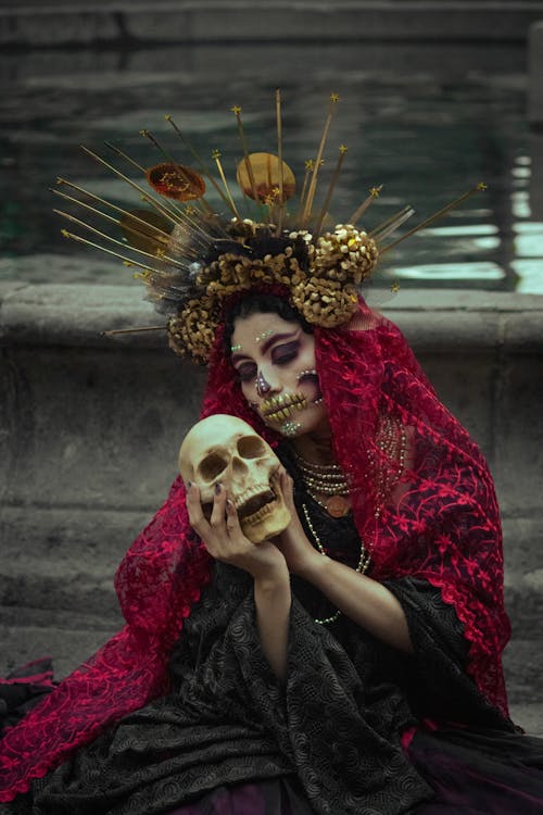 Ilmainen kuvapankkikuva tunnisteilla catrina, dia de los muertos, esiintymisasu