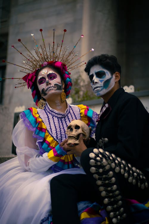 Ilmainen kuvapankkikuva tunnisteilla dia de los muertos, esiintymisasut, festivaali