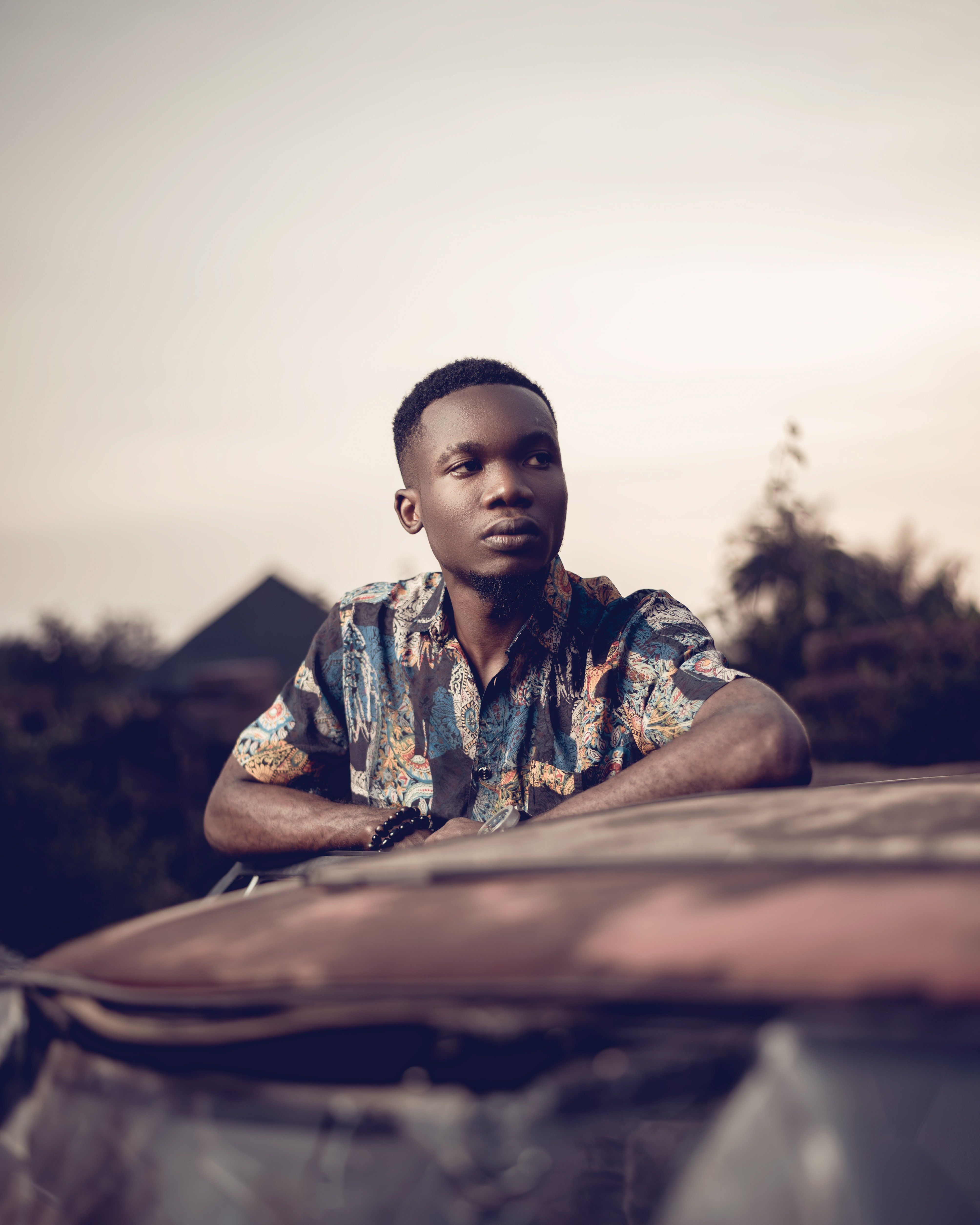 Portrait of a Young Man Standing Outdoors · Free Stock Photo