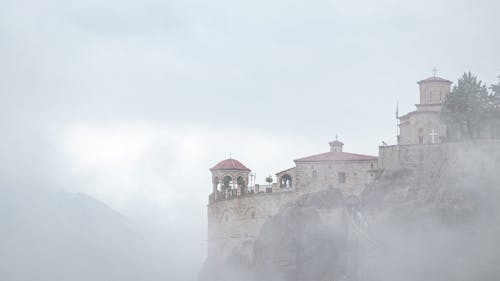Photo of an Easter Orthodox Monastery in Meteora, Greece