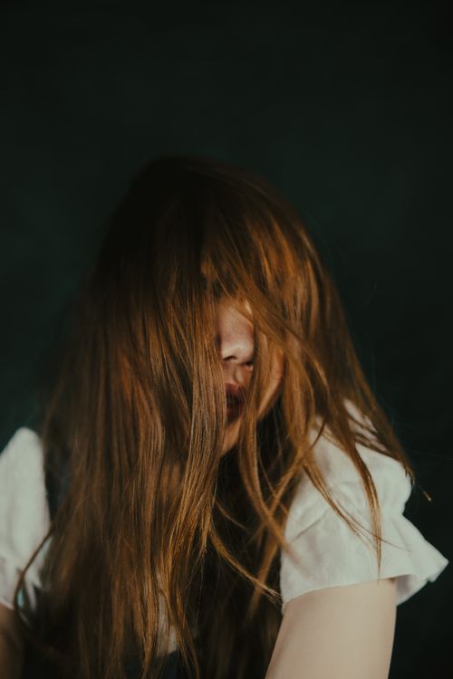 A Woman with Red Hair · Free Stock Photo