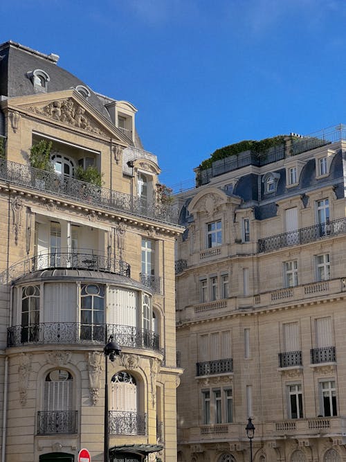 A Concrete Buildings Under the Blue Sky