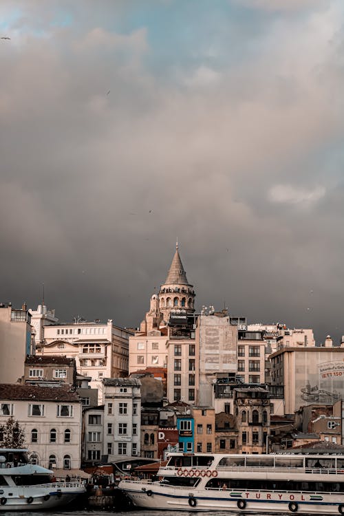 คลังภาพถ่ายฟรี ของ ตึก, ตุรกี, ท้องฟ้าครึ้ม