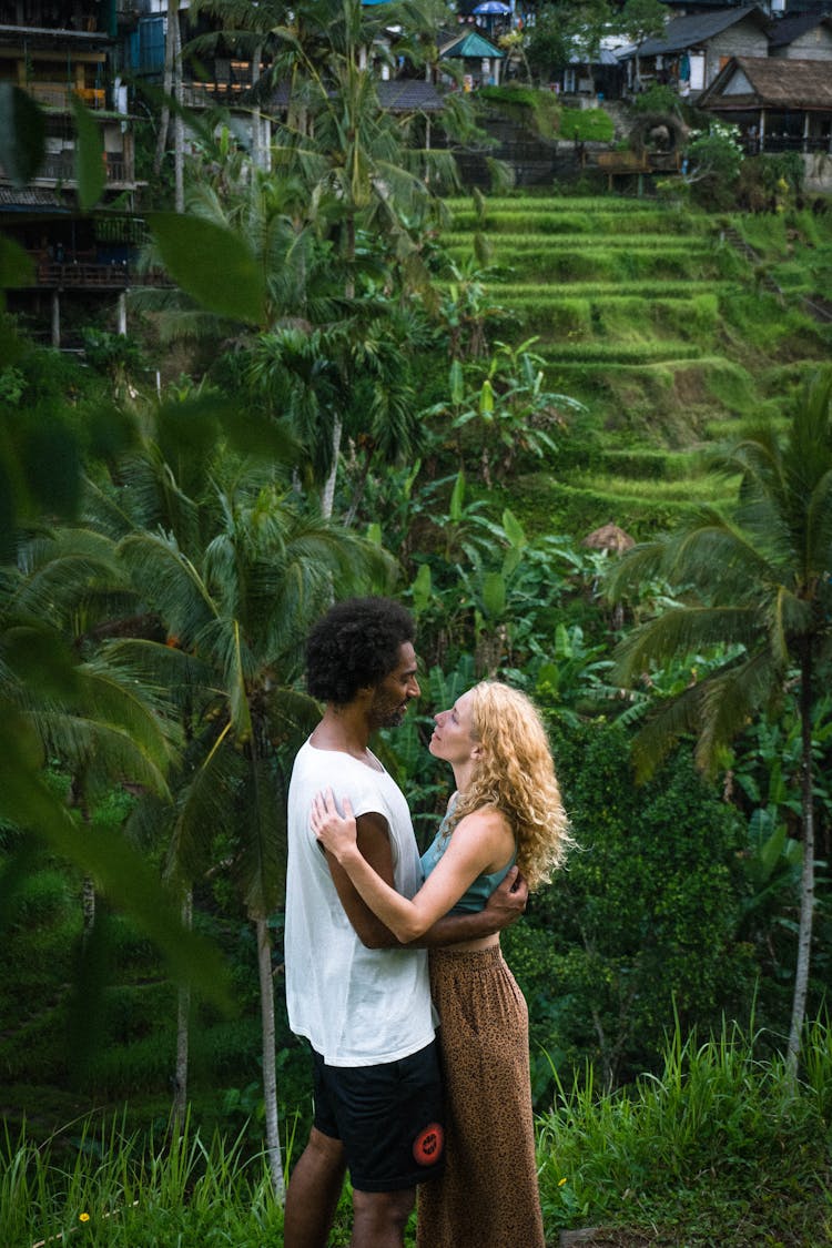 Couple On Exotic Island