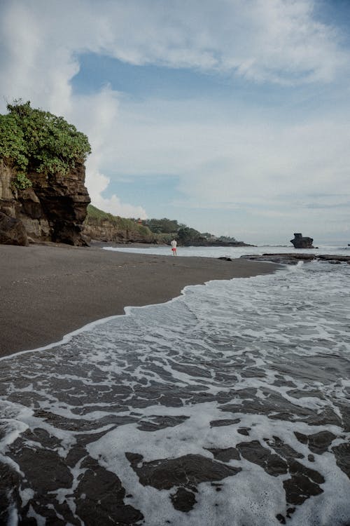 Foto d'estoc gratuïta de Costa, Escuma de mar, Fons de pantalla 4k