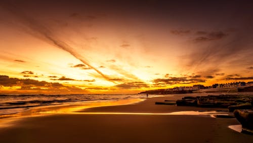 Foto profissional grátis de alvorecer, costa, crepúsculo