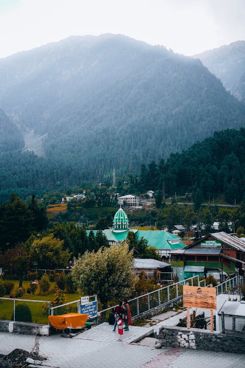 Town in a Mountain Valley 