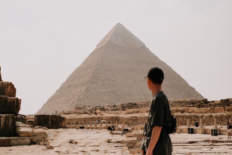 Man Near Pyramid