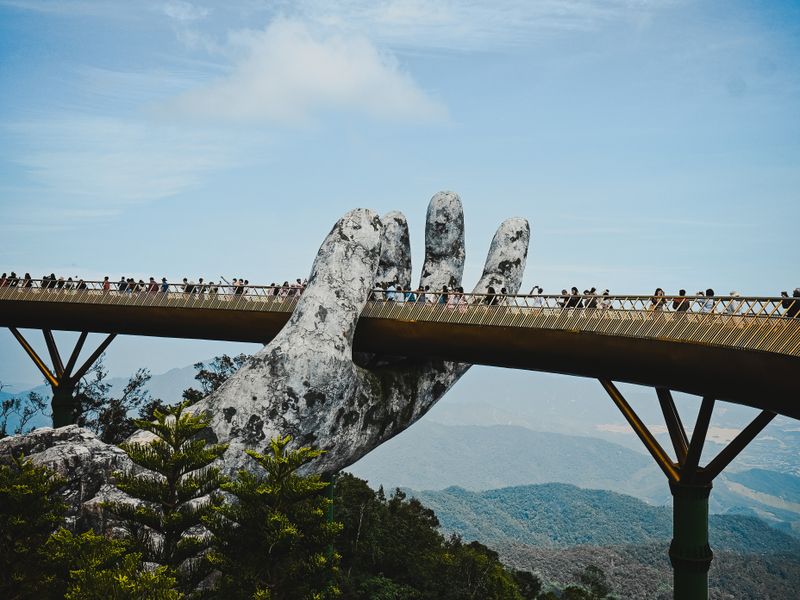 Golden Bridge ve Ba Na Hills