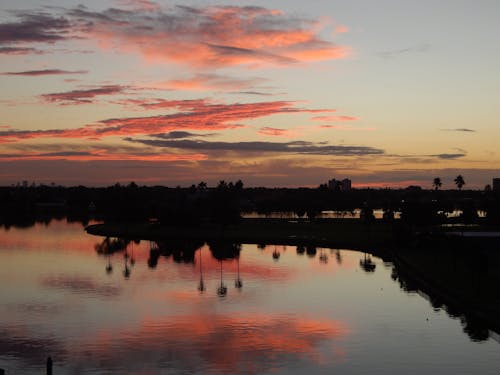 Calm Lake during Sunset