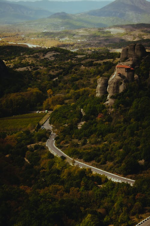 Rolling Landscape with a Road