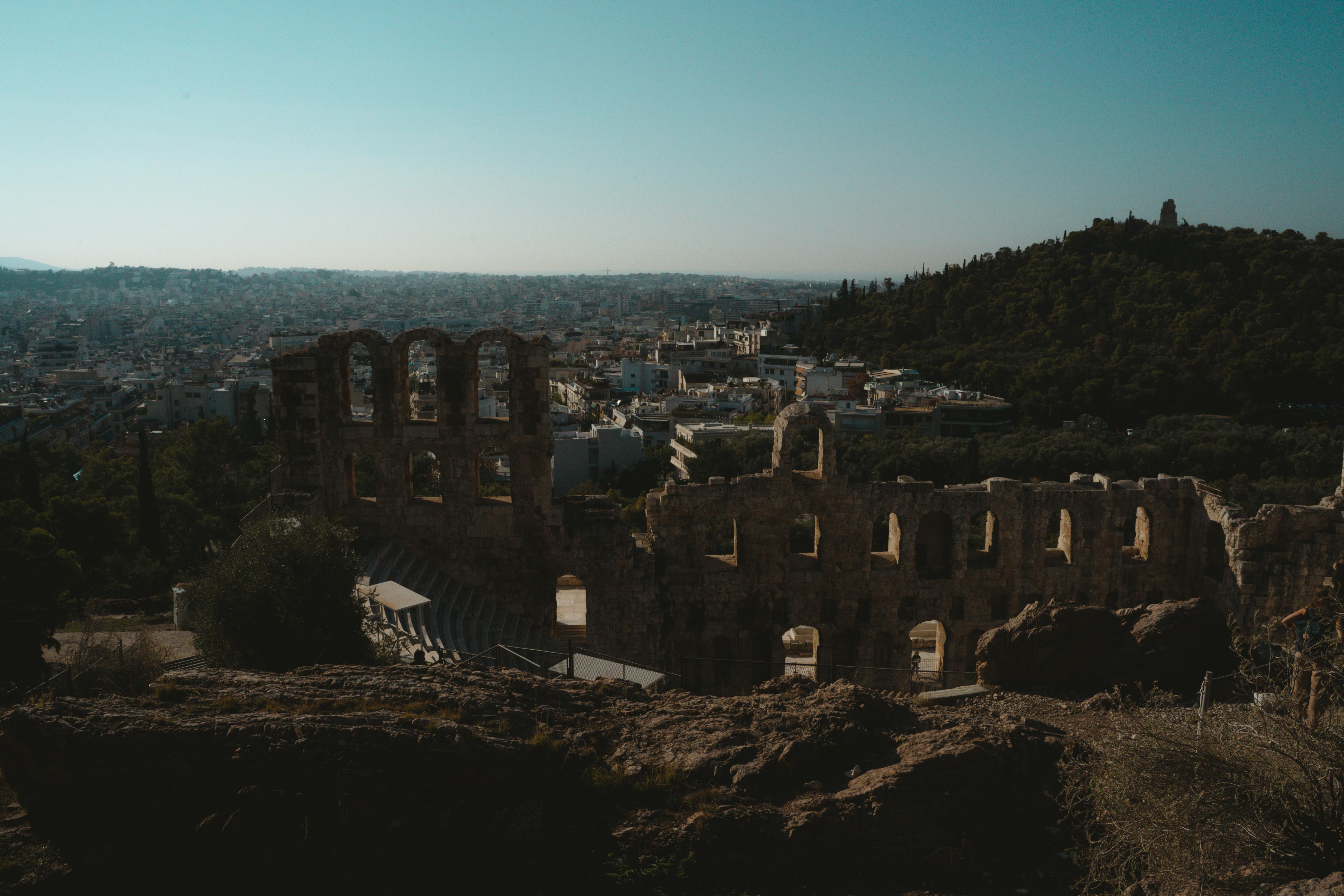 Ücretsiz açık hava, Akdeniz, amfi tiyatro içeren Ücretsiz stok fotoğraf Stok Fotoğraflar