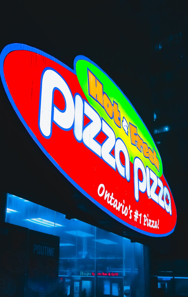 A Signage Of A Pizza Restaurant