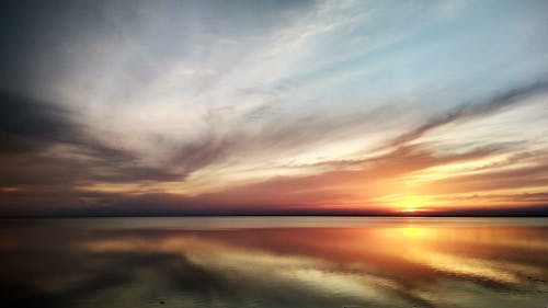 бесплатная Бесплатное стоковое фото с восход, горизонт, закат Стоковое фото