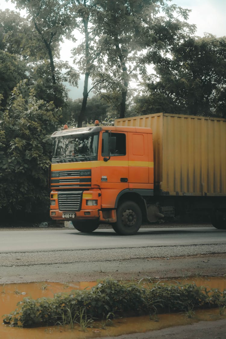 A Truck On The Road 