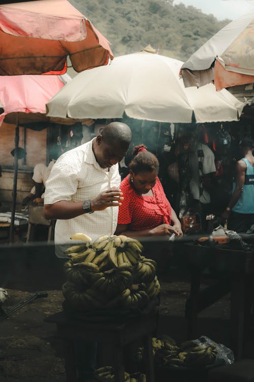 People on a Food Market 