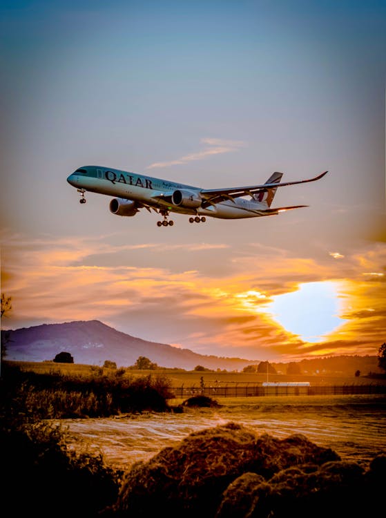 Foto d'estoc gratuïta de alba, aviació, avió