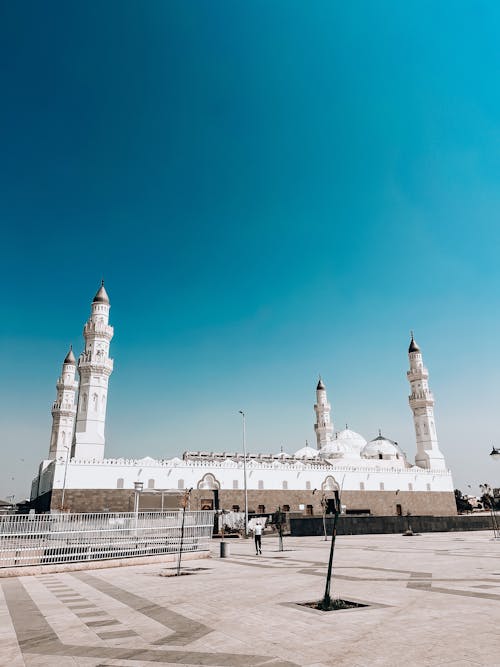 Minarets in a Mosque in Medina 