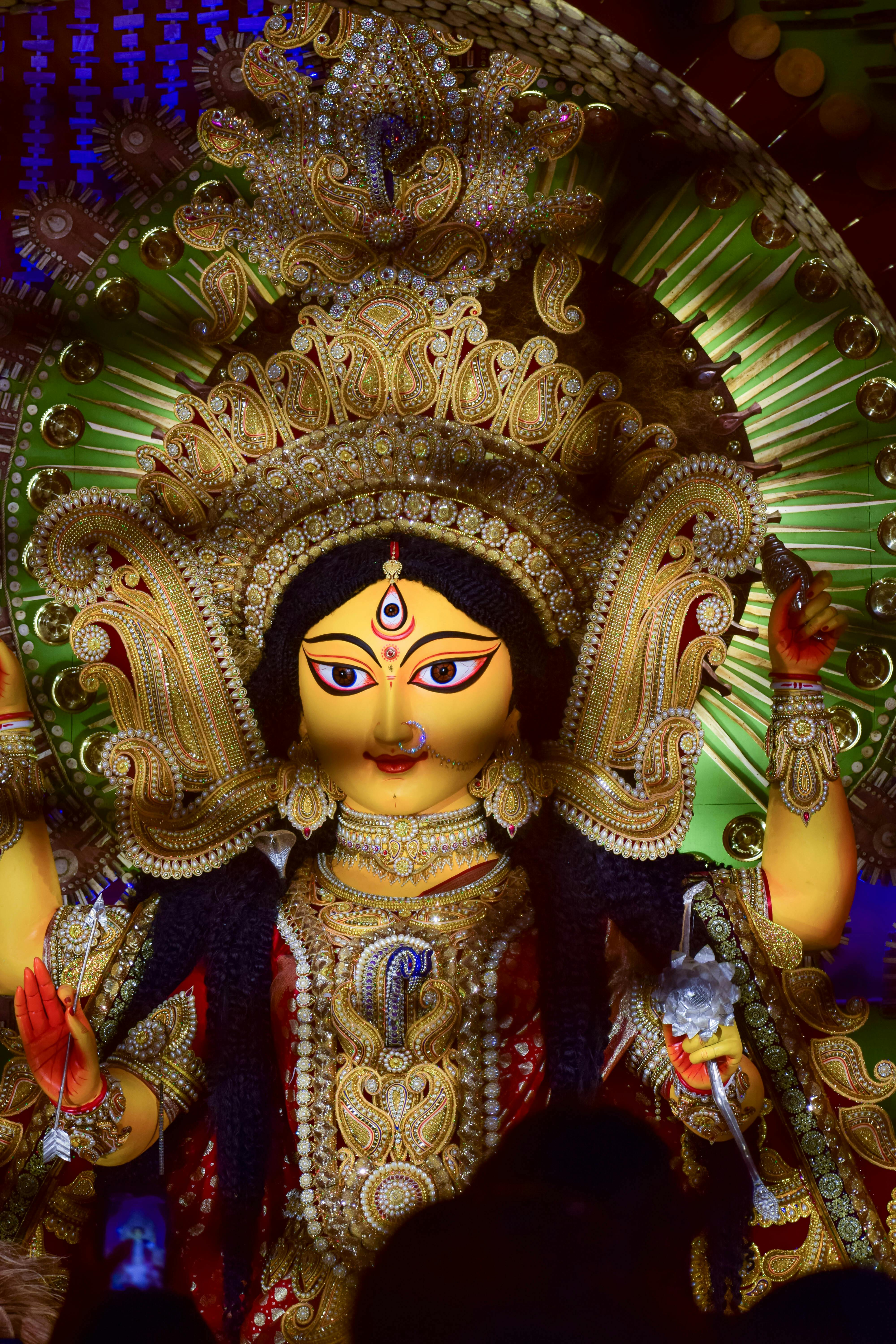 Free jagadhatri puja 2022 chandannagar Stock Photo