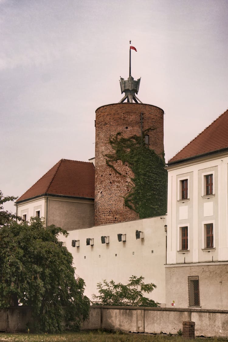 Close-up Of A Tower At The Castle Of The Dukes Of Glogow