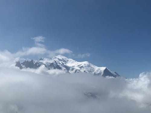 Foto d'estoc gratuïta de montblanc, núvols