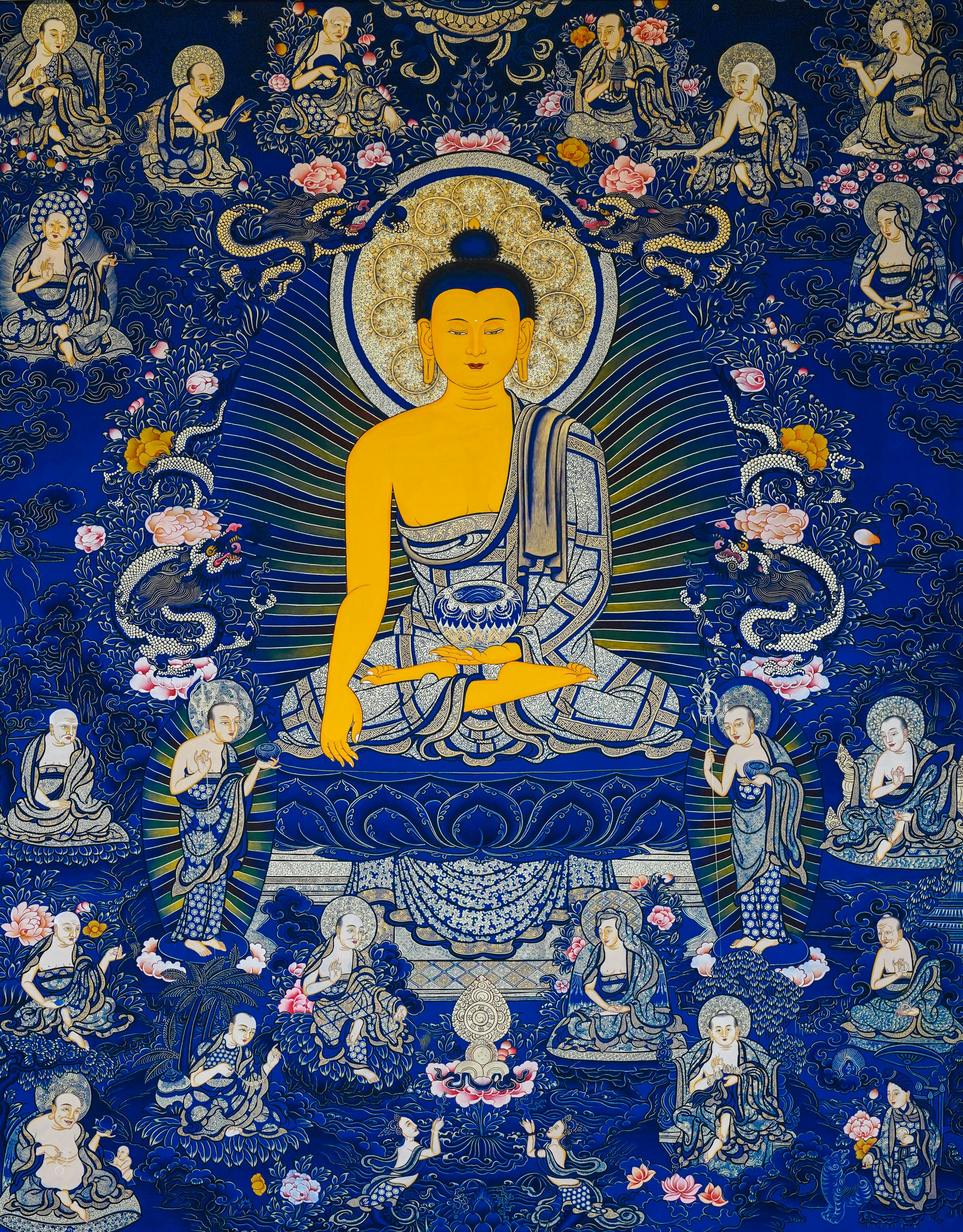 Mind The Gap Tibetan Tapestry Metallic Edition Wallpaper - 2Modern