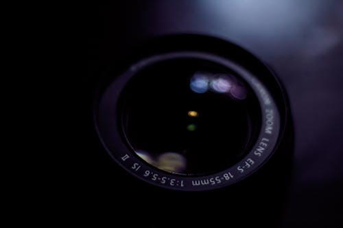 Free stock photo of camera equipment, dark blue, lens
