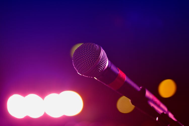 Close Up Photography Of Microphone