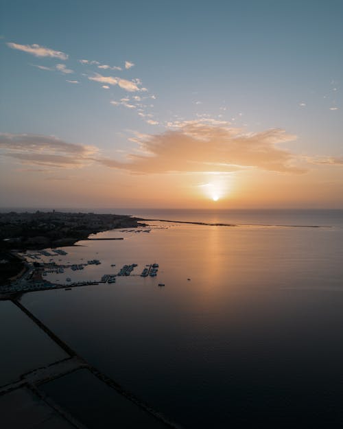 Gratis stockfoto met avondlucht, blikveld, drone