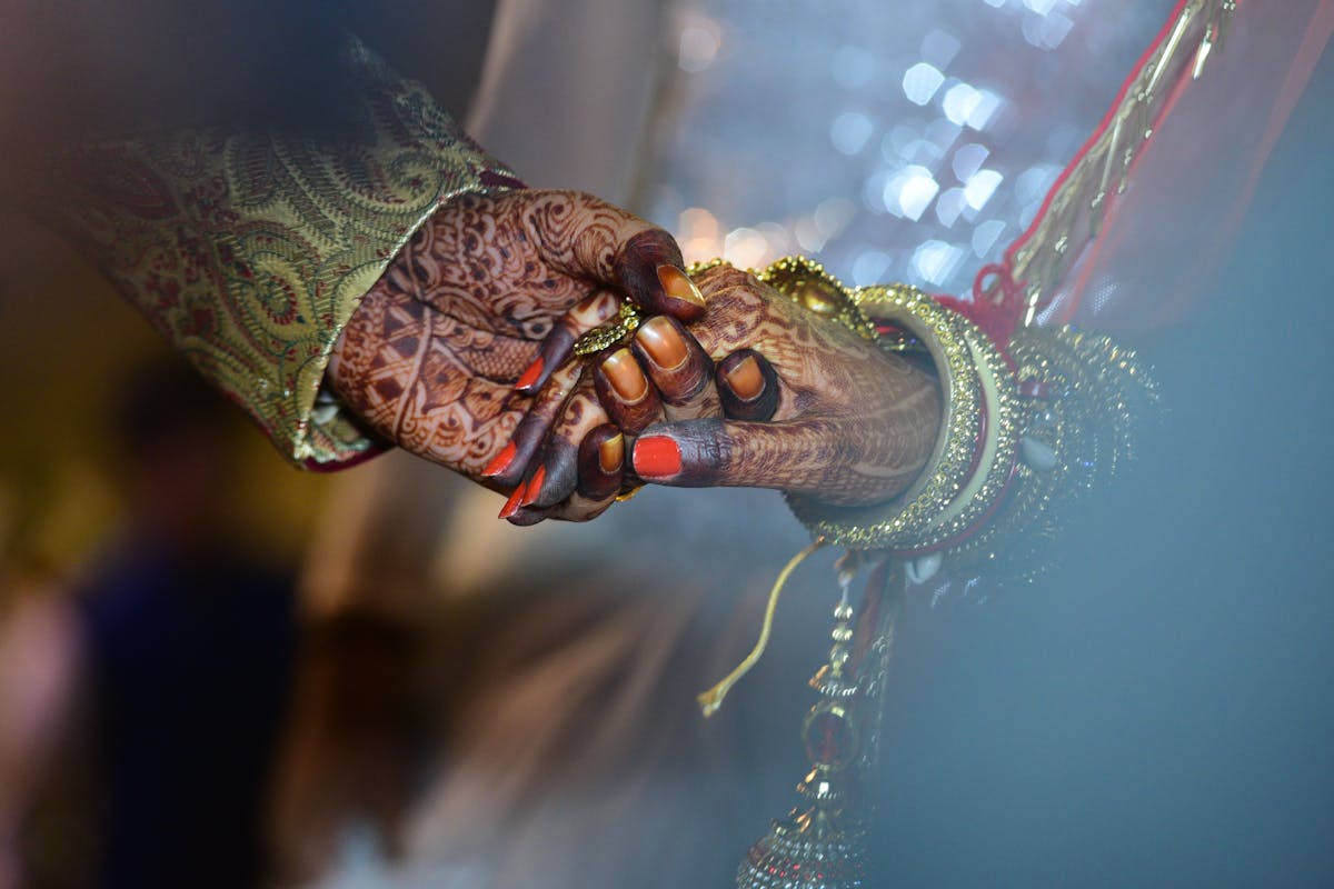 Beautiful wedding ceremony setup