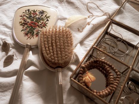 Brush and Jewelry