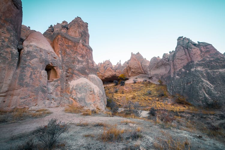 Rock Formations In Cappadocia, Turkey 