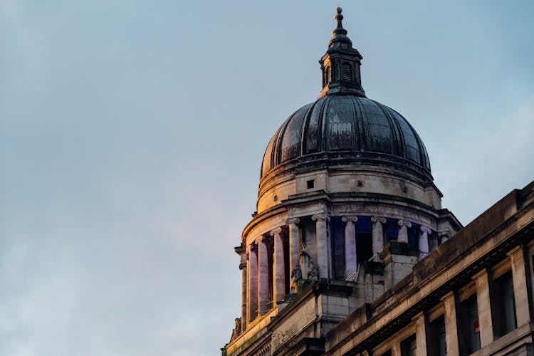 Close-up Shot Of Nottingham Council House