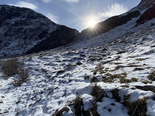 il sole e la prima neve